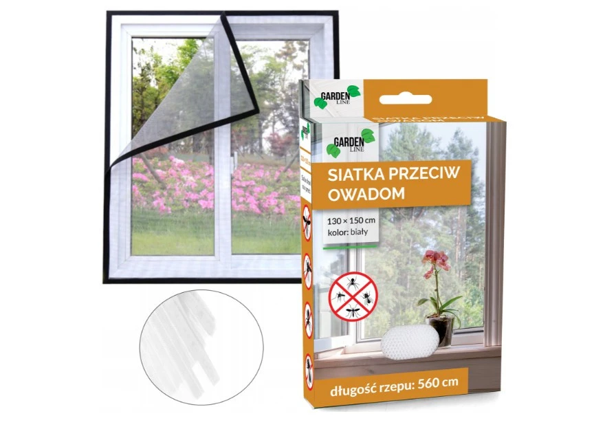 Szúnyogháló fehér színben ( rovarriasztó)