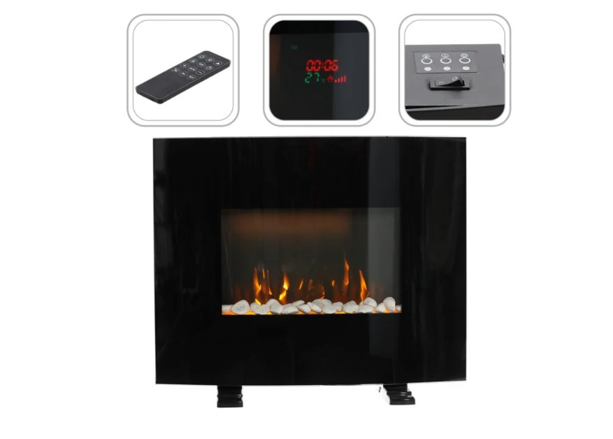 FALI/ÁLLÓ KANDALLÓ LÁNGHATÁSSAL – 61 x 13,5 x 48 CM – 1000/2000 W