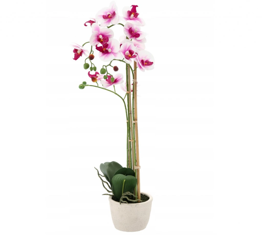 Mesterséges orchidea virág 70 cm – rózsaszín