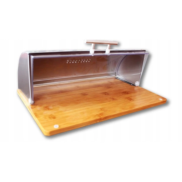 Bambusz kenyértartó dekorativ boritással