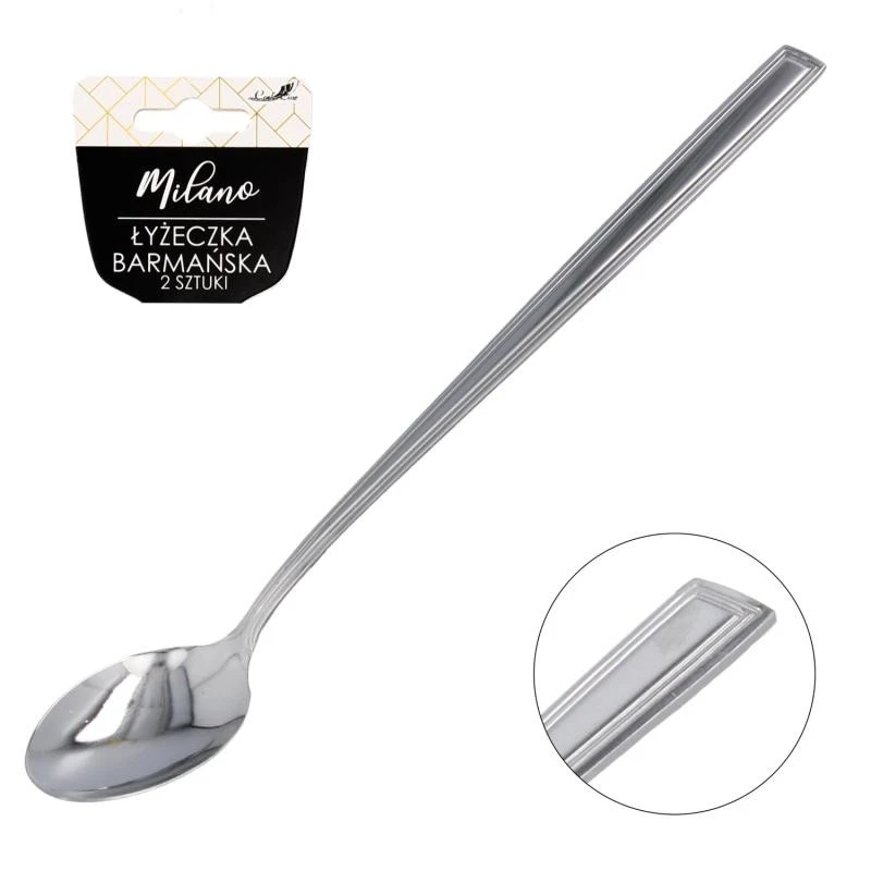 2 db rozsdamentes kávéskanál – latte