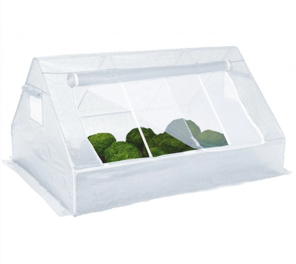 Kerti fehér fóliasátor 180 x 140 x 94 cm