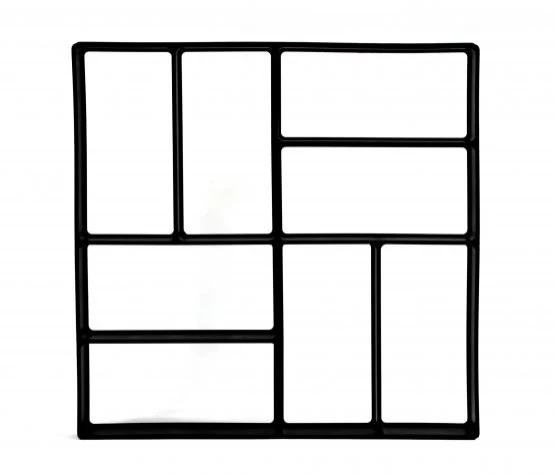 Betonozó térkőforma – kertészeti kiegészítő  téglalapú formák  40 X 40 X 4 cm