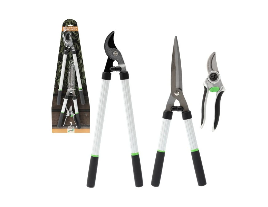 3 db-os kerti olló készlet 20/51/54 cm