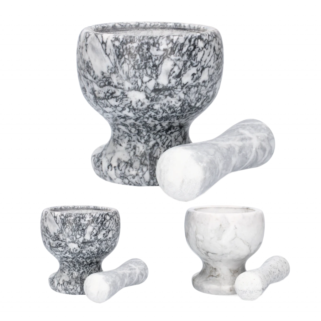 Fehér Márványmozsár – 12,5 x 12,5 cm