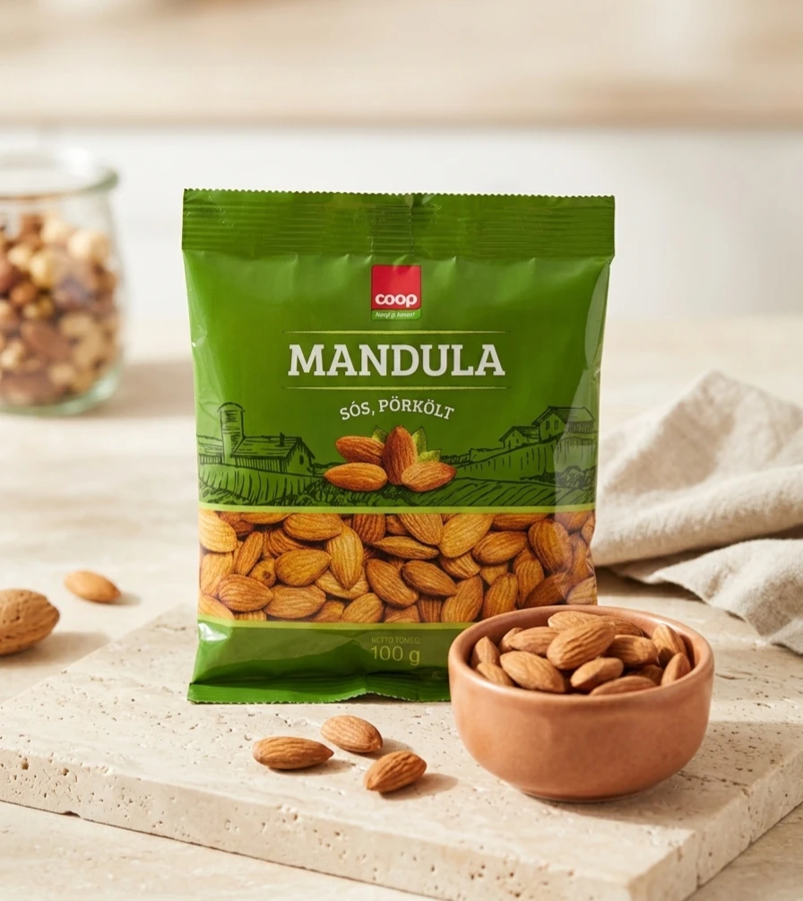 COOP MANDULA SÓS PÖRKÖLT 100G
