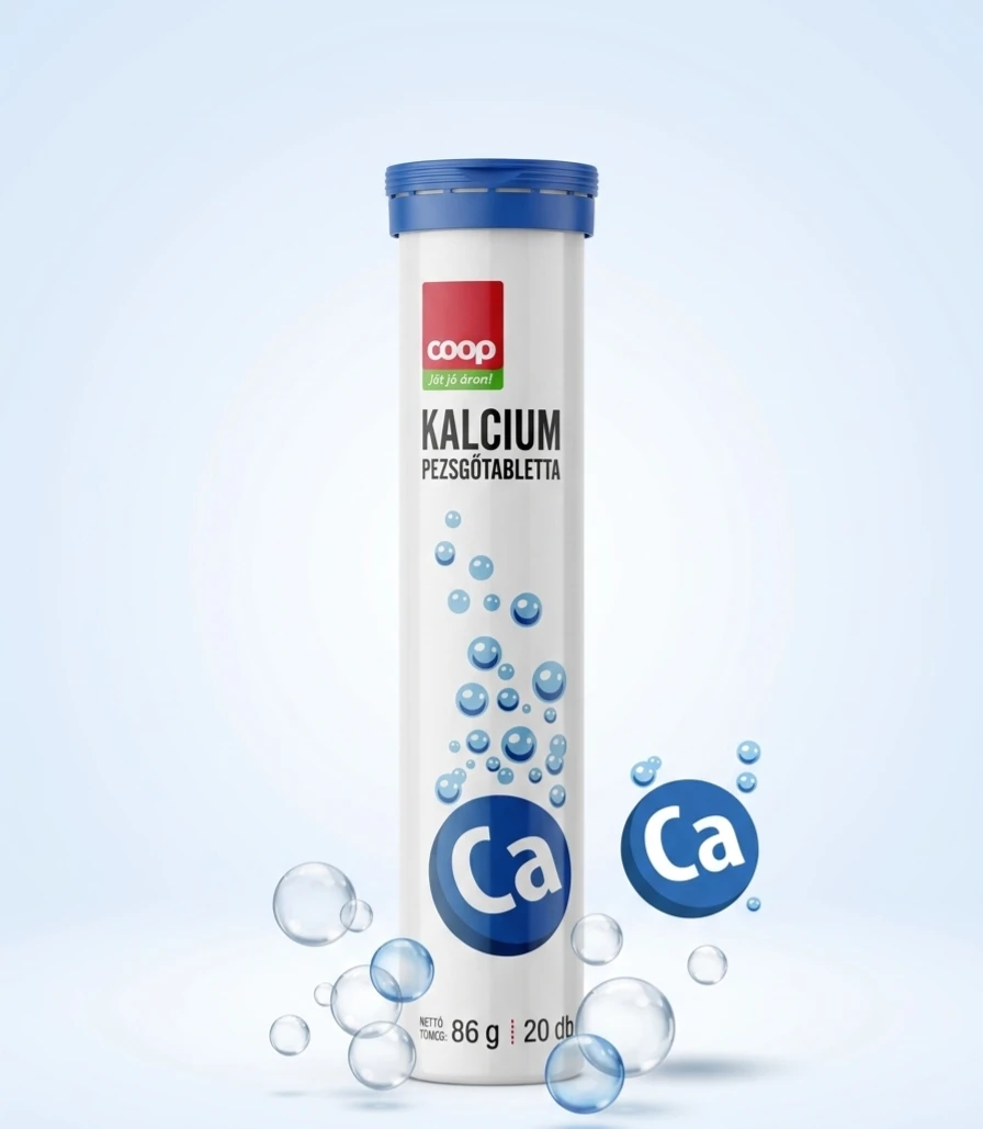 COOP KALCIUM PEZSGŐTABLETTA 80G