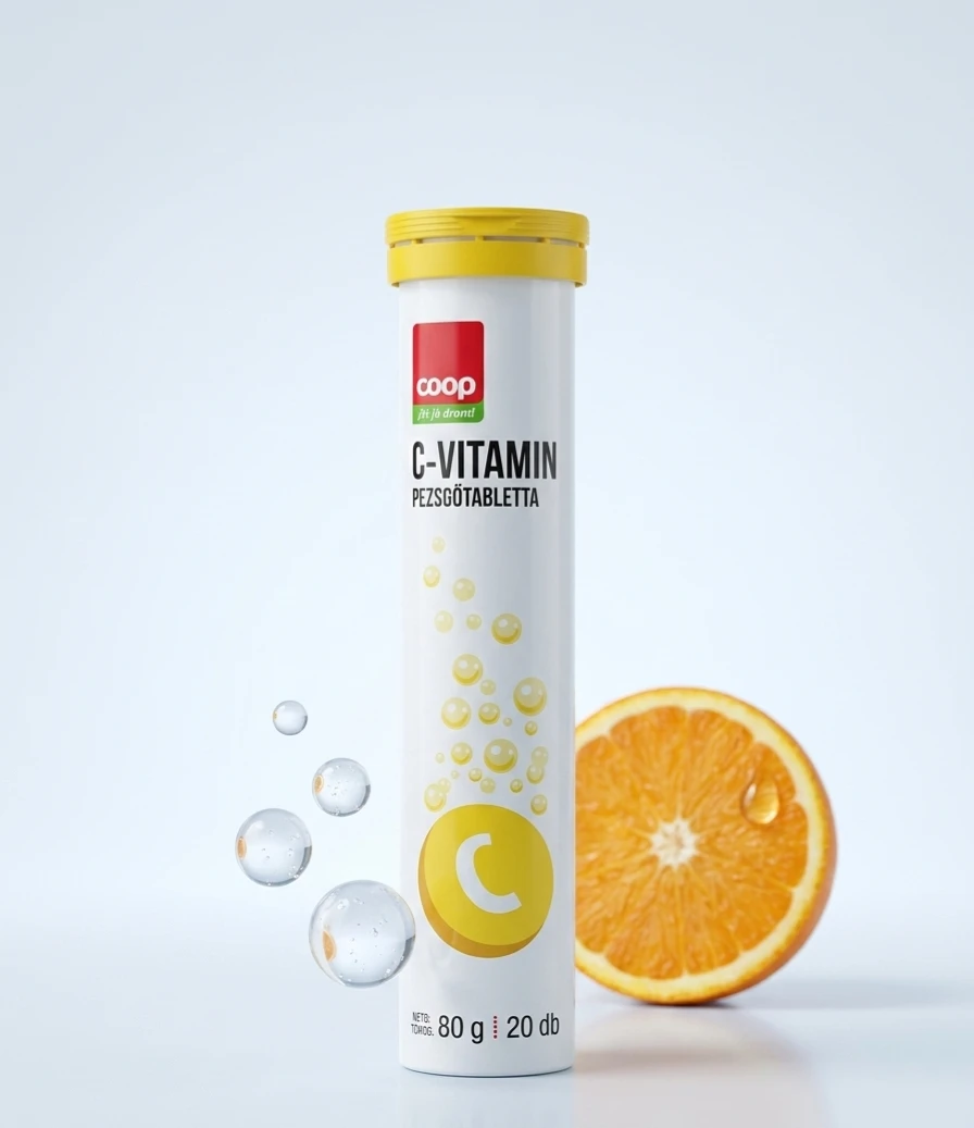 COOP C-VITAMIN PEZSGŐTABLETTA 80G