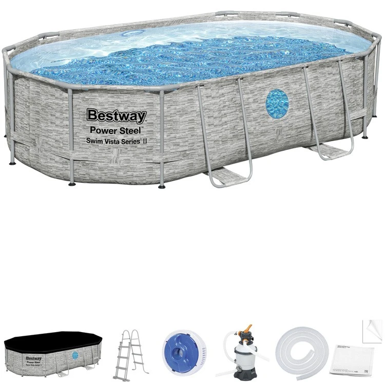 Bestway Rack fémvázas medence 488 x 305 x 107 cm
