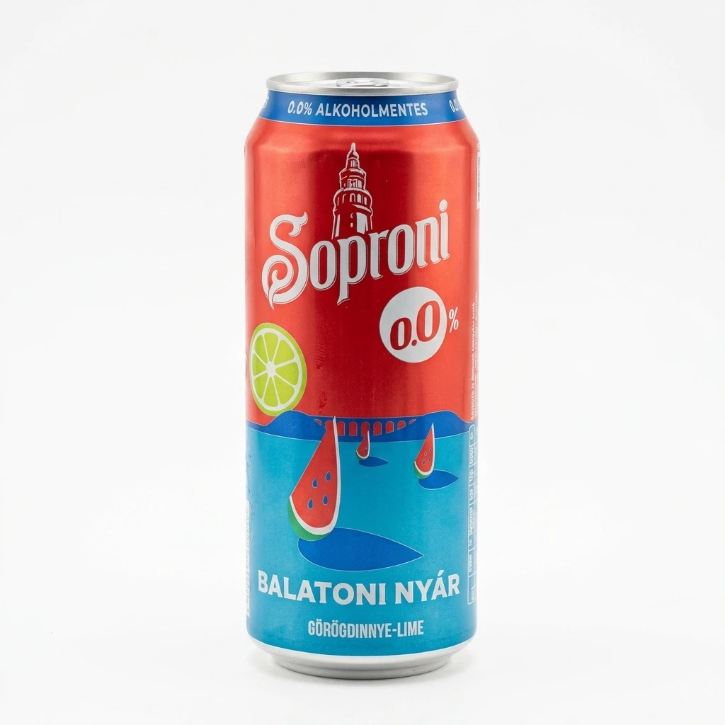 SOPRONI SÖR 0.0% G.DINNYE-LIME DRS 0.5L