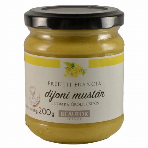 Beaufor finom, csípős dijoni mustár 200 g