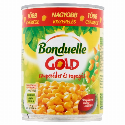 Bonduelle Gold morzsolt csemegekukorica 440 g