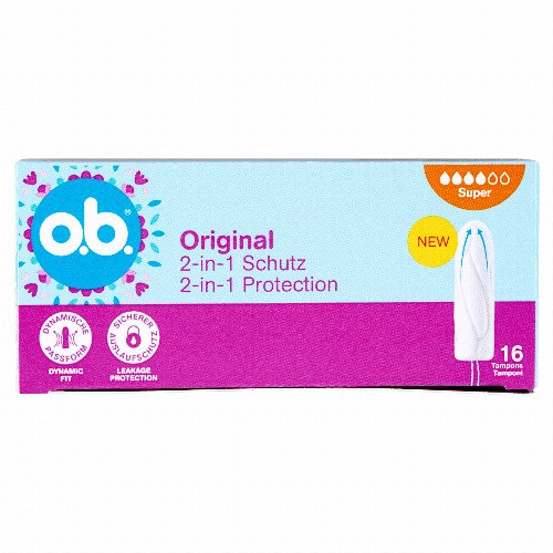 O.B. TAMPON ORIGINAL SUPER 16DB