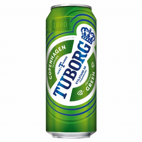 Tuborg világos sör 4,6% 0,5 l