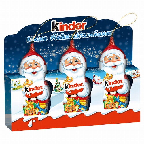 Kinder Mikulás belső tejes réteggel bevont tejcsokoládé figurák 3 x 15 g (45 g)