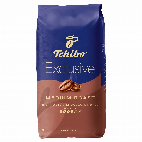 Tchibo Exclusive Medium Roast szemes, pörkölt kávé 1000 g