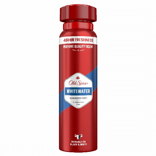 Old Spice Whitewater  Deo Spray Férfiaknak, Akár 48 Órás Frissesség, Alumíniummentes, 150 ml