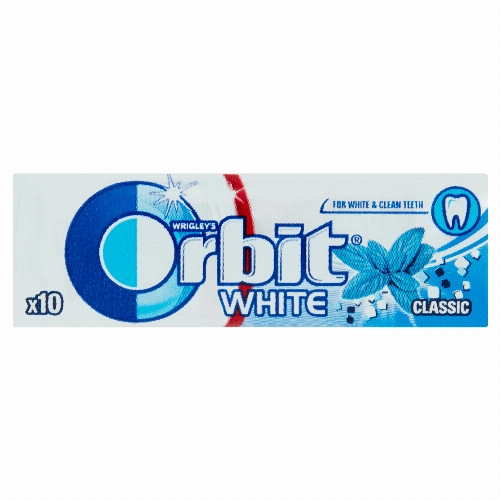 Orbit White Classic mentaízű cukormentes rágógumi édesítőszerrel 14 g