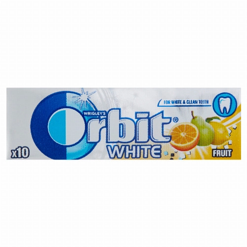 Orbit White gyümölcsízű cukormentes rágógumi édesítőszerrel 14 g