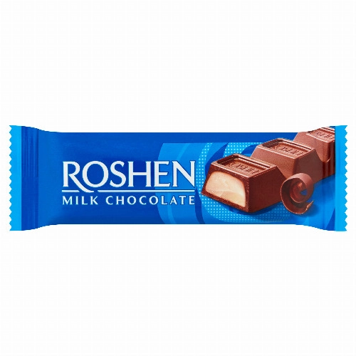 Roshen tejcsokoládé szelet crème brûlée töltelékkel 33 g
