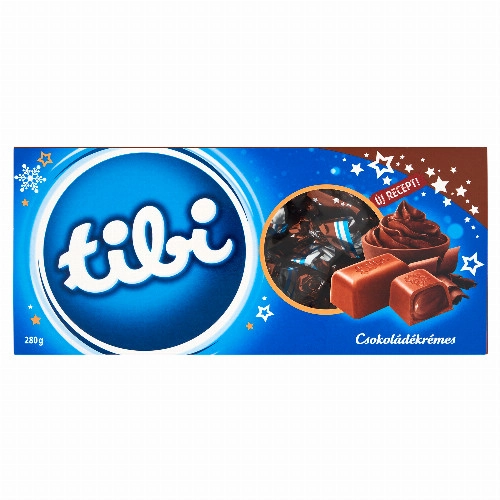 Tibi csokoládé praliné csokoládés krémmel szaloncukor 280 g