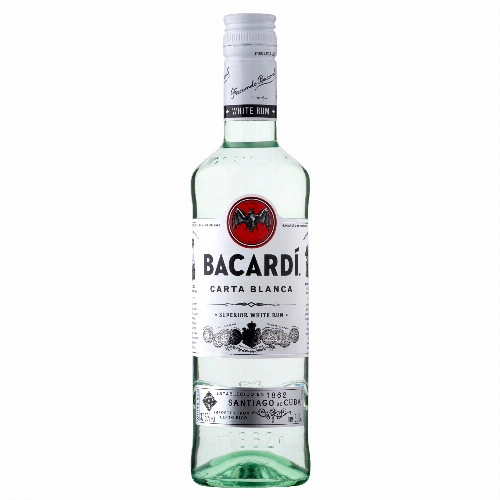 Bacardi Carta Blanca rum 37,5% 0,5 l
