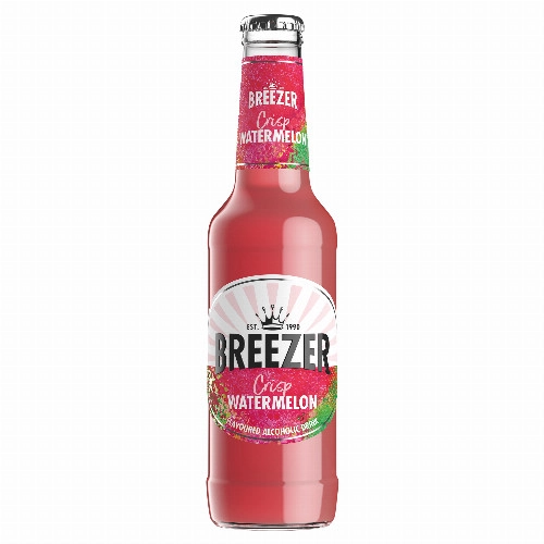 Breezer görögdinnye ízű alkoholos ital 4% 275 ml