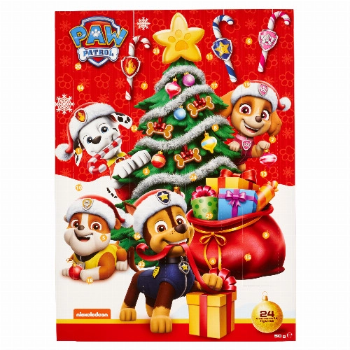 Paw Patrol Adventi naptár kakaós és tejes figurákkal 50 g