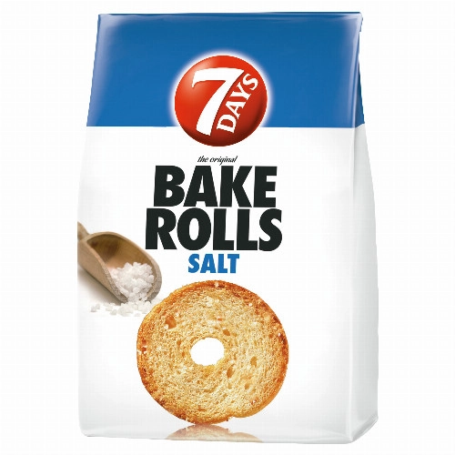 7DAYS Bake Rolls sós kétszersült 80 g