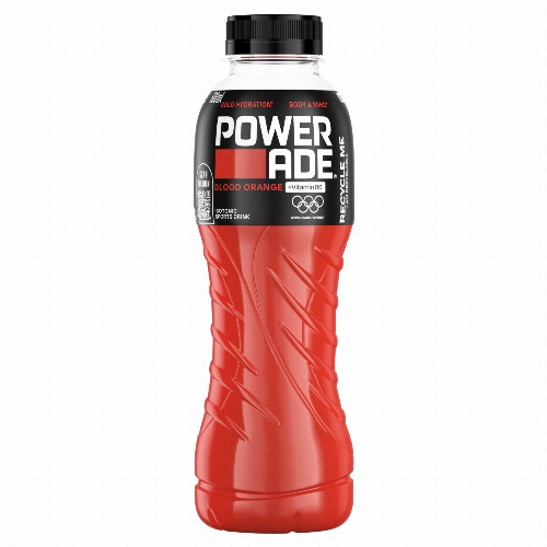 Powerade Blood Orange szénsavmentes, vérnarancsízű izotóniás sportital 500 ml