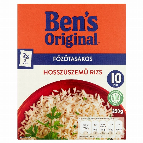 Ben's Original főzőtasakos hosszúszemű rizs 250 g