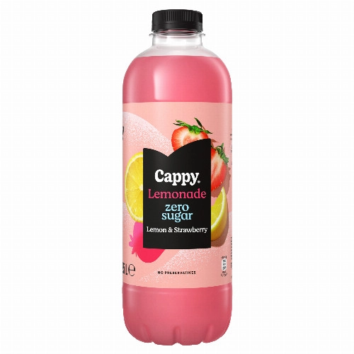 Cappy Lemonade szénsavmentes citromos üdítőital eperlével és édesítőszerekkel 1,25 l
