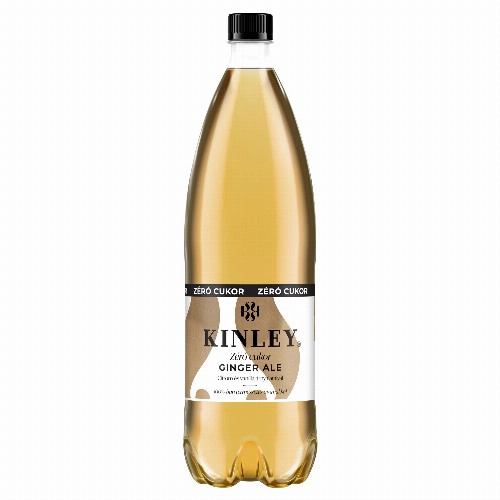 Kinley Ginger Ale Zero cukor energiamentes szénsavas üdítőital édesítőszerekkel 1,5 l