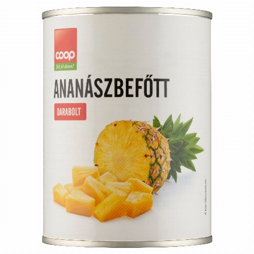 Coop darabolt ananászbefőtt 565 g