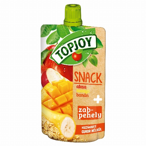 Topjoy Snack rostos alma-mangó-banán püré zabpehellyel 100 g