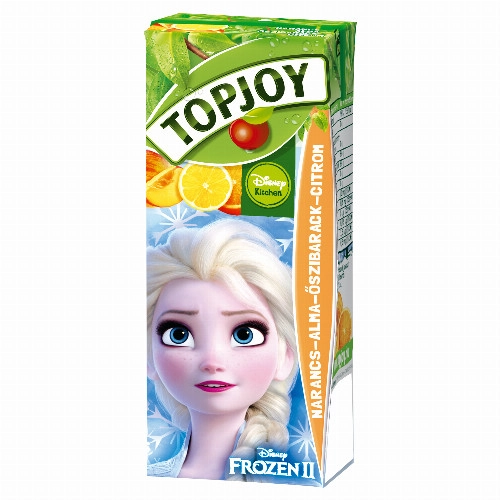 Topjoy narancs-alma-őszibarack-citrom ital 200 ml