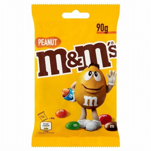 M&M's földimogyorós drazsé tejcsokoládéban, cukorbevonattal 90 g