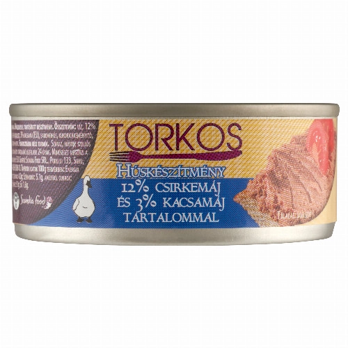 TORKOS 12% CSIRKE 3%KACSAMÁJ T. 100G