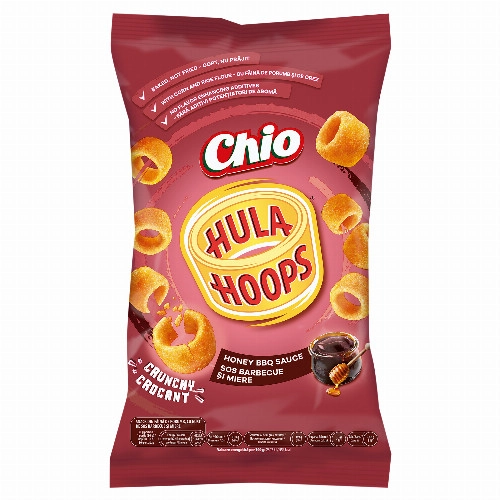 Chio Hula Hoops mézes, barbecue szósz ízű kukoricalisztből készült snack 70 g