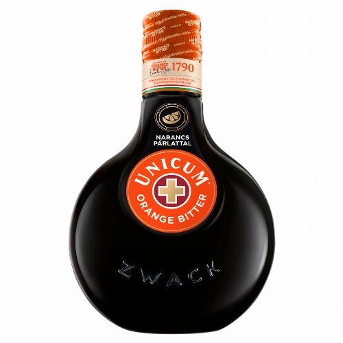 Zwack Unicum Orange Bitter gyógynövénylikőr narancs párlattal 34,5% 0,5 l