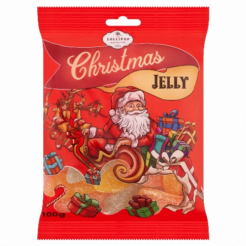 The Lollipop Manufactory karácsonyi zselé 100 g