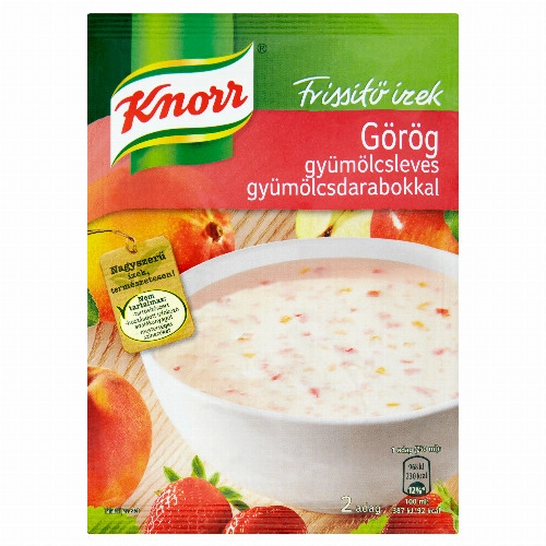 Knorr görög gyümölcsleves gyümölcsdarabokkal 54 g