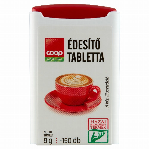 Coop édesítő tabletta 150 db 9 g