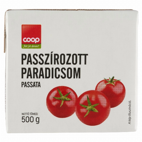 Coop passzírozott paradicsom 500 g