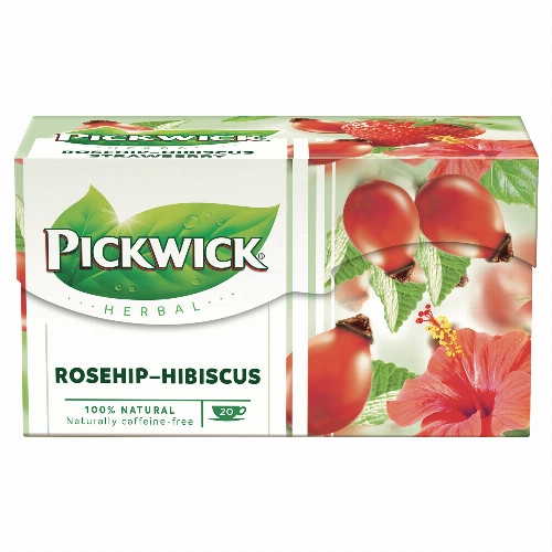 Pickwick Herbal Goodness csipkebogyó tea hibiszkusszal 20 filter 50 g