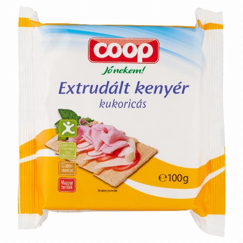 Coop kukoricás extrudált kenyér 100 g