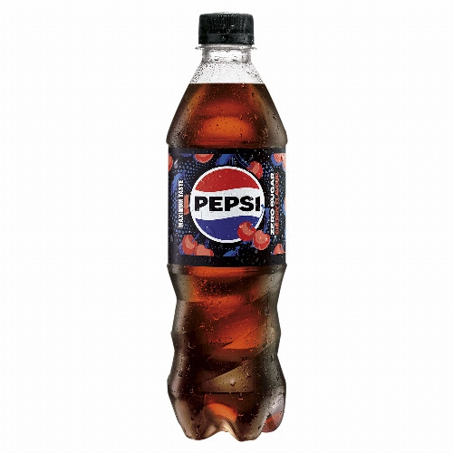 Pepsi Zero colaízű energiamentes szénsavas üdítőital édesítőszerekkel cseresznye ízesítéssel 0,5 l