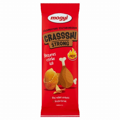 Mogyi Crasssh! Strong földimogyoró fűszeres csirke ízű tésztabundában 60 g