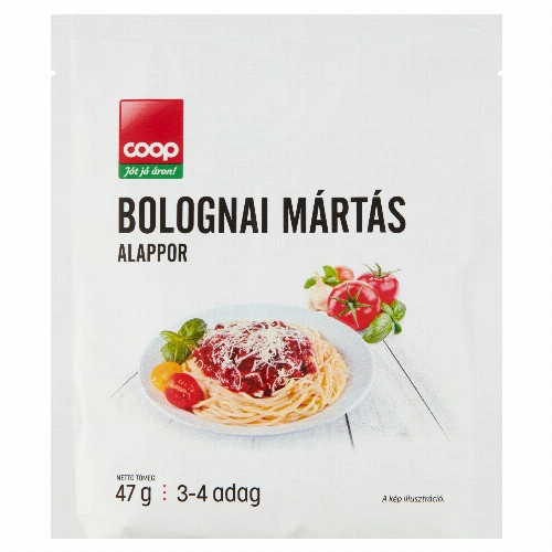 Coop bolognai mártás alappor 47 g