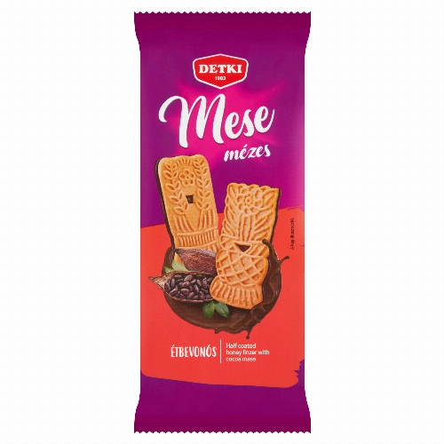 Detki Mese mézes linzer kakaós étbevonómasszával félig mártva 180 g